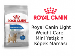 Royal Canin Light Weight Care Mini Yetişkin Köpek Maması