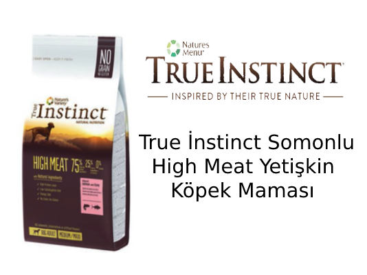 True İnstinct High Meat Somonlu Yetişkin Köpek Maması