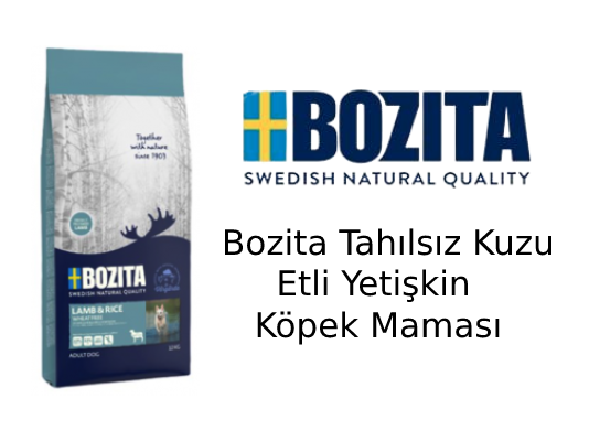 Bozita Kuzu Etli Tahılsız Yetişkin Köpek Maması