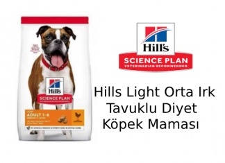 Hills Light Orta Irk Tavuklu Diyet Köpek Maması