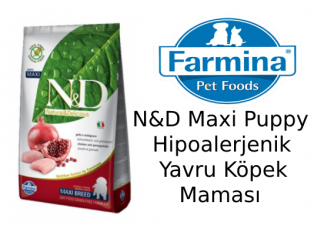 N&D Maxi Puppy Hipoalerjenik Yavru Köpek Maması İncelemesi N&D Maxi Puppy Hipoalerjenik Yavru Köpek Maması