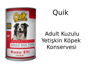 Quik Adult Kuzulu Yetişkin Köpek Konservesi