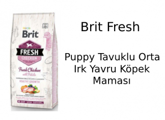 Brit Fresh Puppy Tavuklu Orta Irk Yavru Köpek Maması İncelemesi Brit Fresh Puppy Tavuklu Orta Irk Yavru Köpek Maması