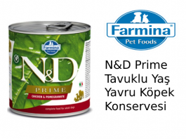 N&D Prime Tavuklu Yaş Yavru Köpek Konservesi