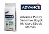 Advance Puppy Sensitive Büyük Irk Yavru Köpek Maması İncelemesi Advance Puppy Sensitive Büyük Irk Yavru Köpek Maması