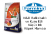 N&D Balkabaklı ve Kuzu Etli Küçük Irk Köpek Maması