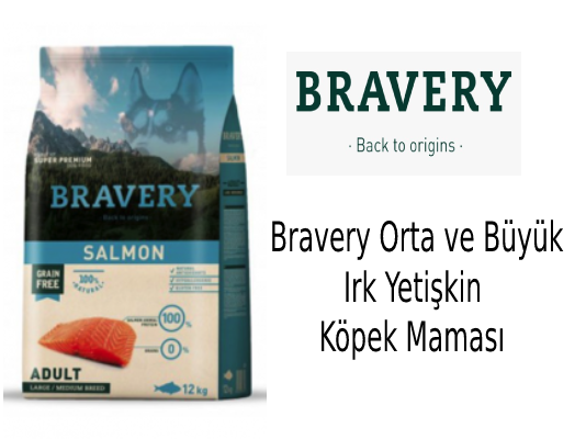 Bravery Orta ve Büyük Irk Yetişkin Köpek Maması