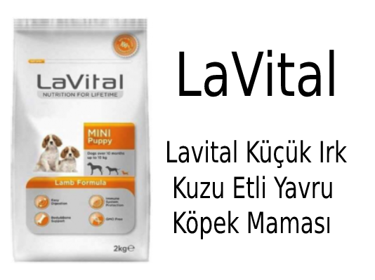 Lavital Küçük Irk Kuzu Etli Yavru Köpek Maması