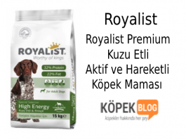 Royalist Premium Kuzu Etli Aktif ve Hareketli Köpek Maması