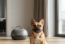 A photorealistic image capturing a warm, domestic scene